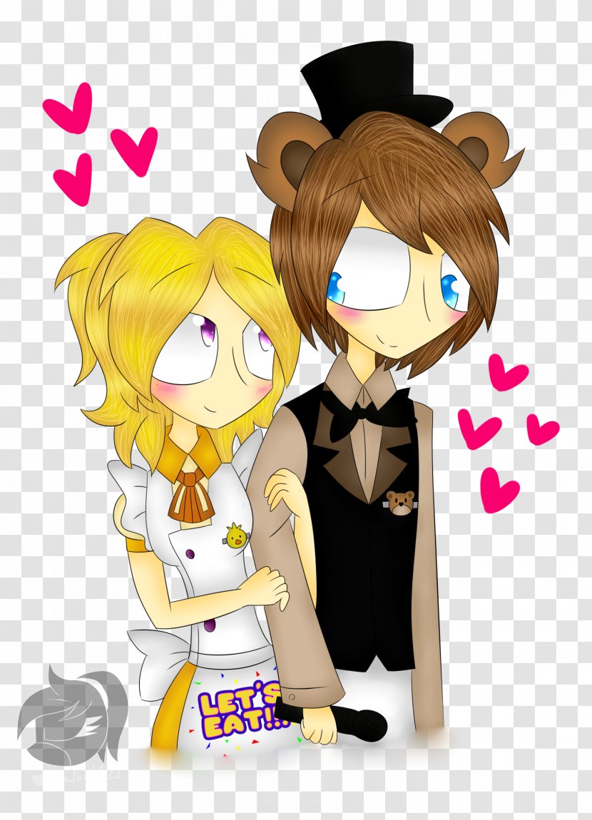 Five Nights At Freddy's 2 YouTube Drawing - Tree - Bear Couple Transparent PNG
