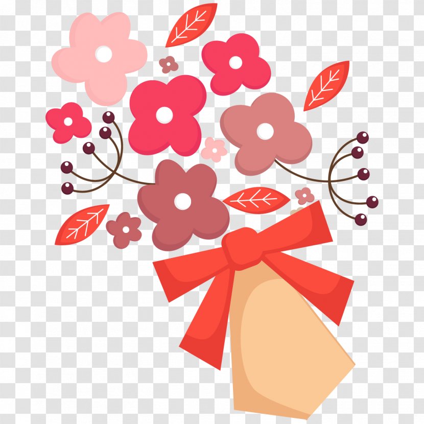 Vector Graphics Flower Nosegay Shoelace Knot - Plant - Free Valentine Transparent PNG