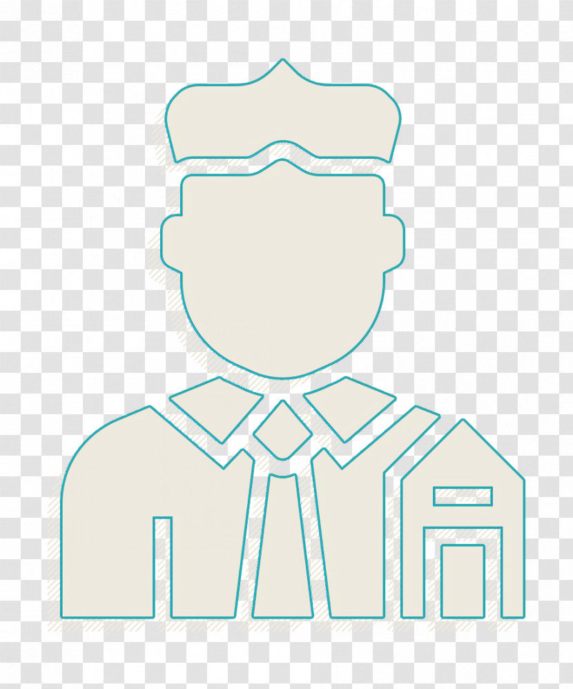 Jobs And Occupations Icon Real Estate Icon Seller Icon Transparent PNG
