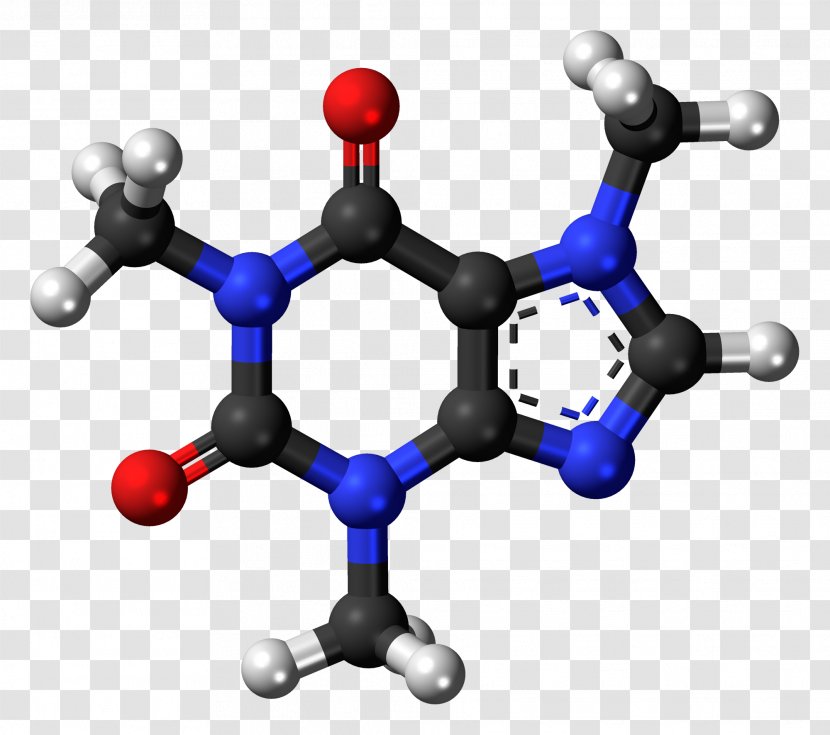 Tea Coffee Caffeine Molecule Metilxantina Transparent PNG