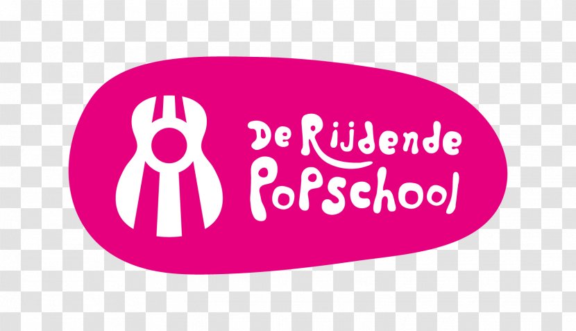 Logo Brand Font De Rijdende Popschool, Bandcoaching Product - Pink - Via Magenta Transparent PNG