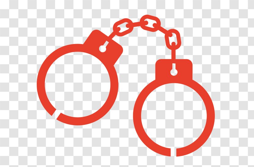 Handcuffs Police Arrest Prison Clip Art - Drawing - Through Transparent PNG