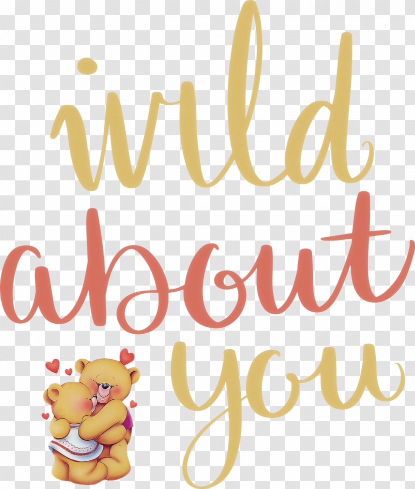 Wild About You Valentines Day Valentine Transparent PNG