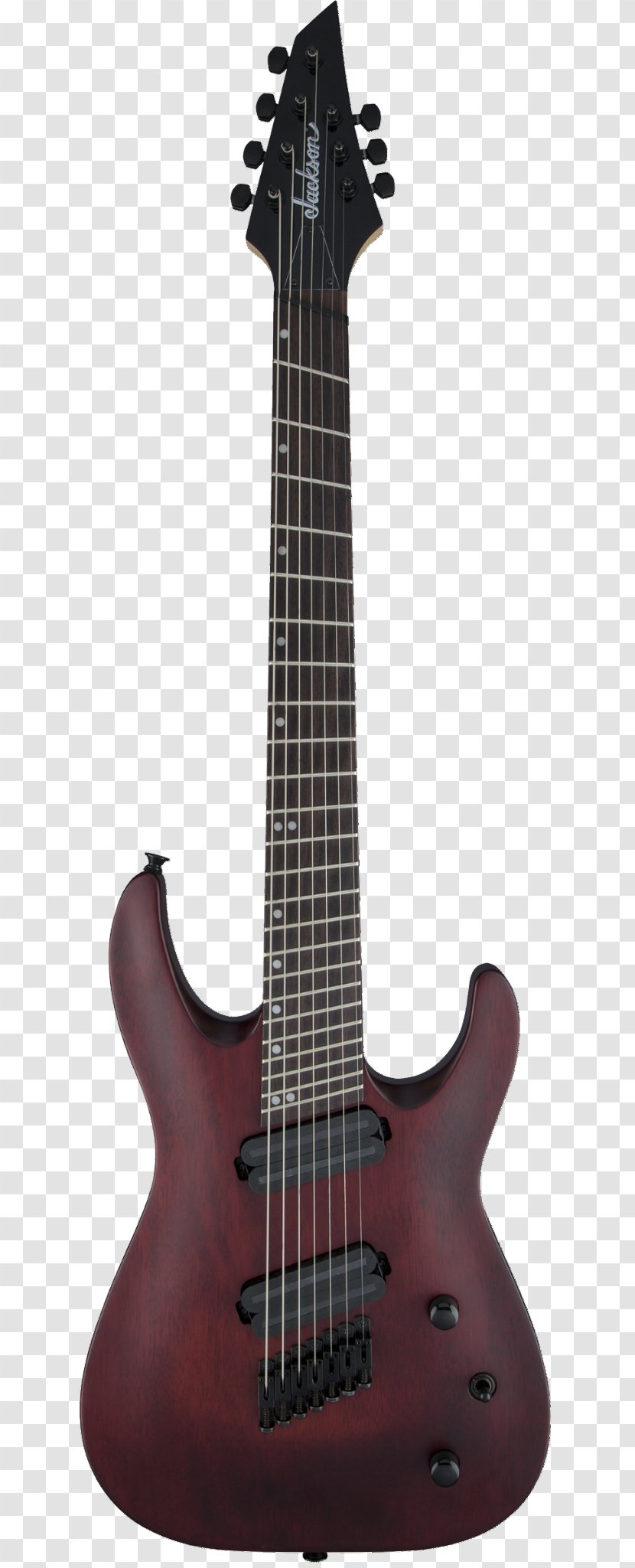 Jackson Dinky Seven-string Guitar DK2M Guitars SLX Soloist X Series Electric - Musical Instrument - Mahogany Transparent PNG