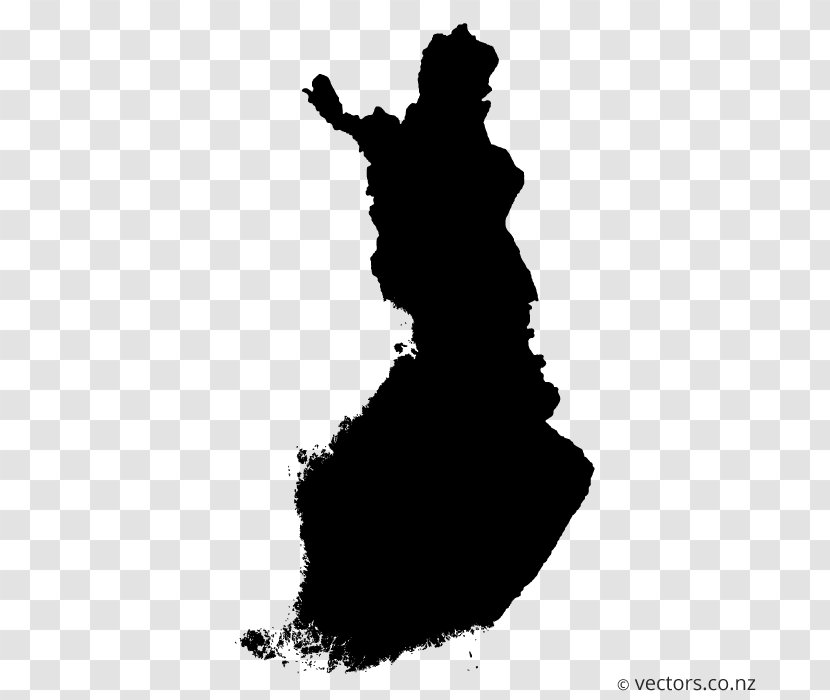 Finland Vector Map - Hand Transparent PNG