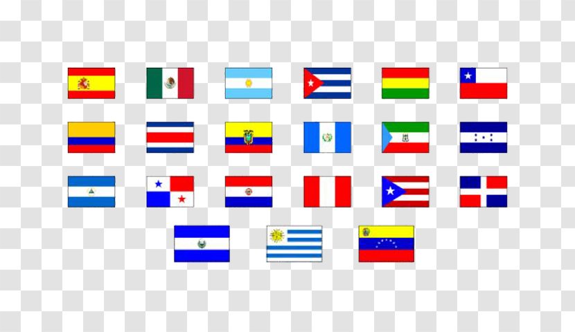 Latin America World Flag Spanish Country - Area - Latina Transparent PNG