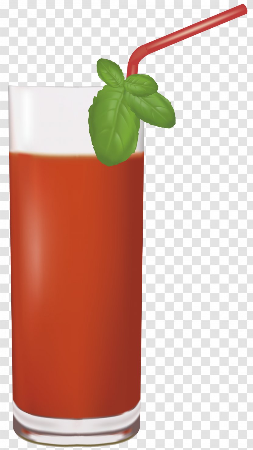 Bloody Mary Cocktail Mojito Rum And Coke Screwdriver - Silhouette Transparent PNG
