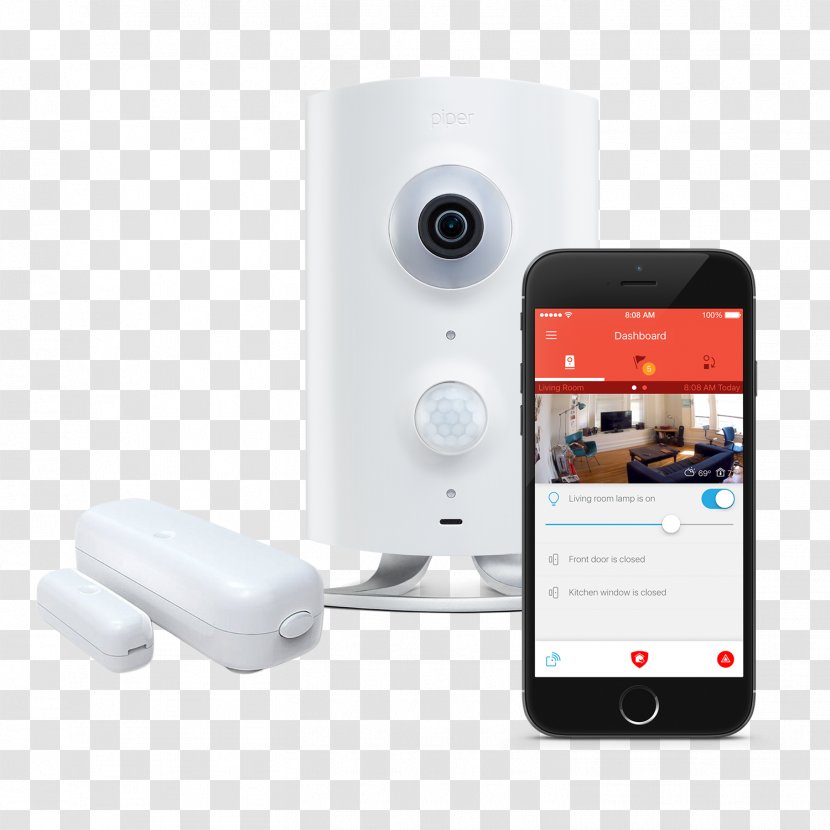 Home Security Alarms & Systems Z-Wave Automation Kits Wireless Camera - Door - Electronic Product Transparent PNG
