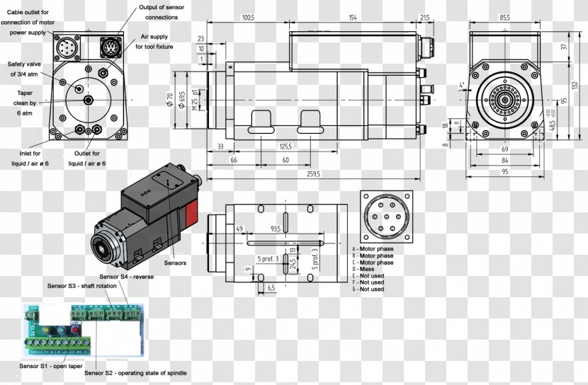 Technical Drawing Electronic Component Car Engineering - Design Transparent PNG