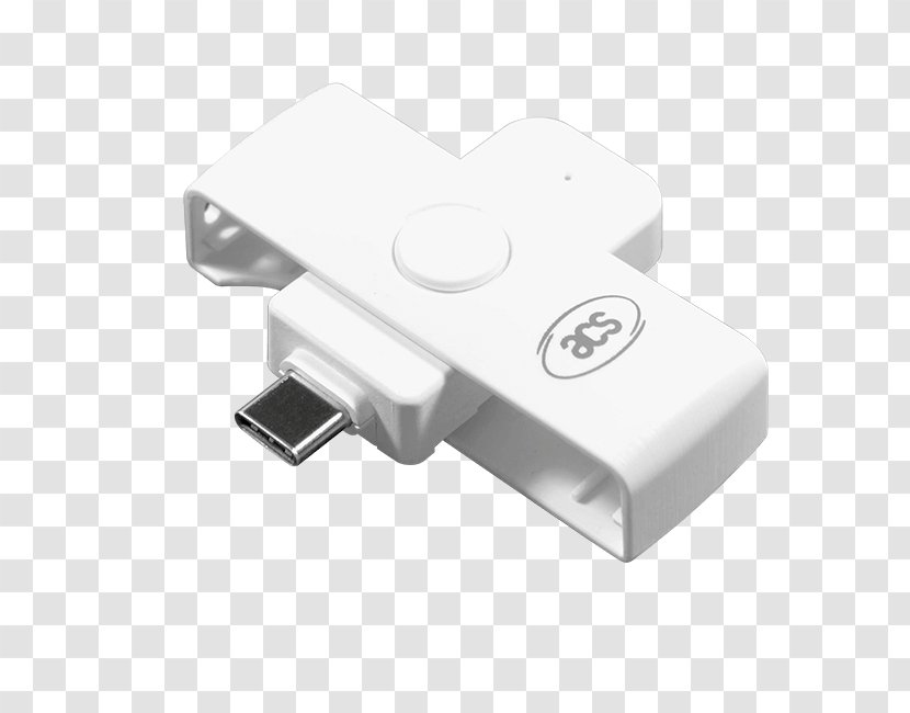 Security Token Smart Card USB-C Reader - Usb Flash Drive Transparent PNG