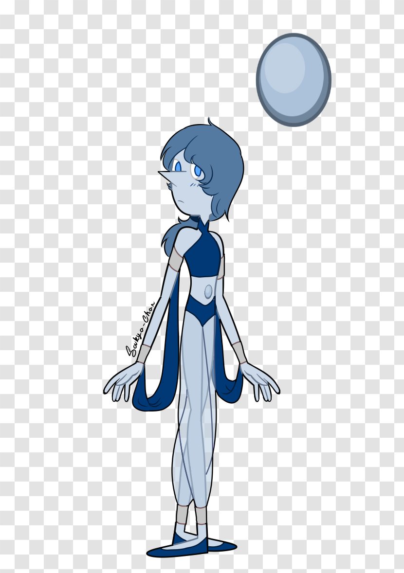 Pearl Fan Art Gemstone Blue - Flower - Powder Transparent PNG