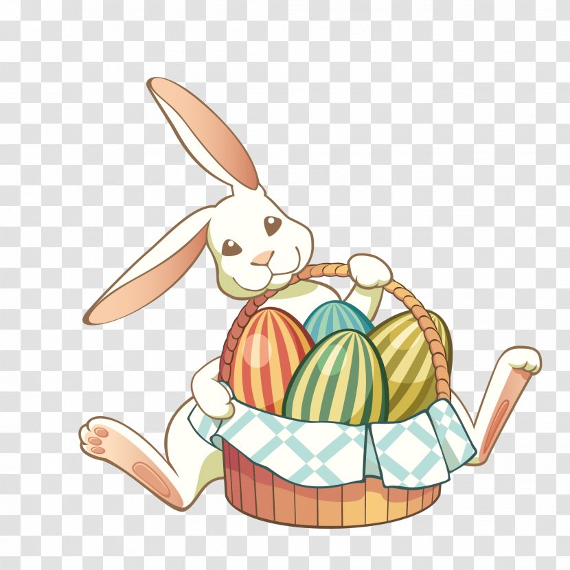 Easter Bunny Egg Lent - Clip ArtBunnies Transparent PNG