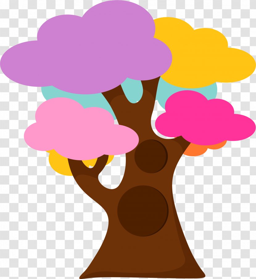 Tree Drawing Clip Art - Petal Transparent PNG