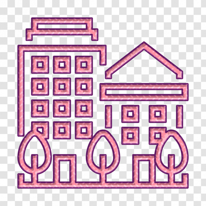 Urban Icon City Elements Icon Buildings Icon Transparent PNG