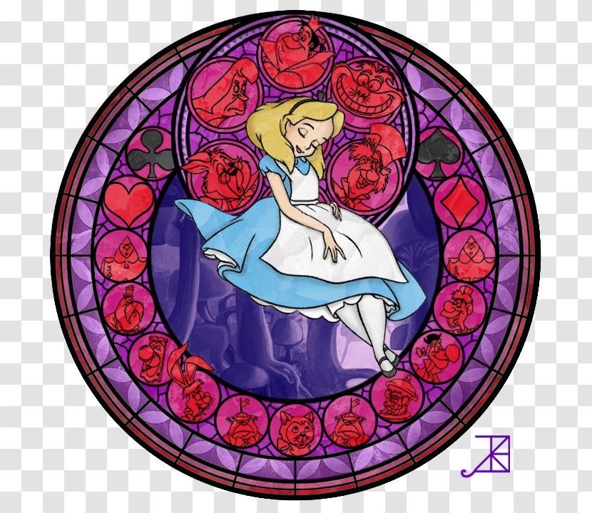 Kingdom Hearts 3D: Dream Drop Distance Hearts: Chain Of Memories Princess Jasmine Window Stained Glass - Tree - Alice In Wonderland Transparent PNG
