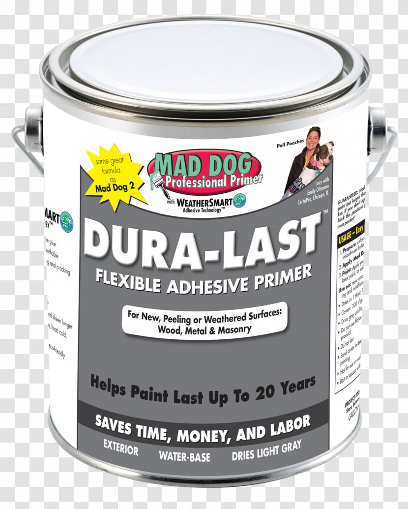 Mad Dog MDP Exterior Primer Dura Adhesive Microsoft Paint - Balcony Porch Repair Transparent PNG