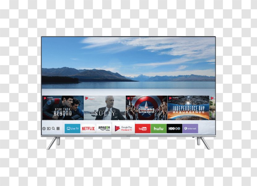 Samsung MU7000 4K Resolution Ultra-high-definition Television Smart TV - Mu7000 - Tivi Transparent PNG