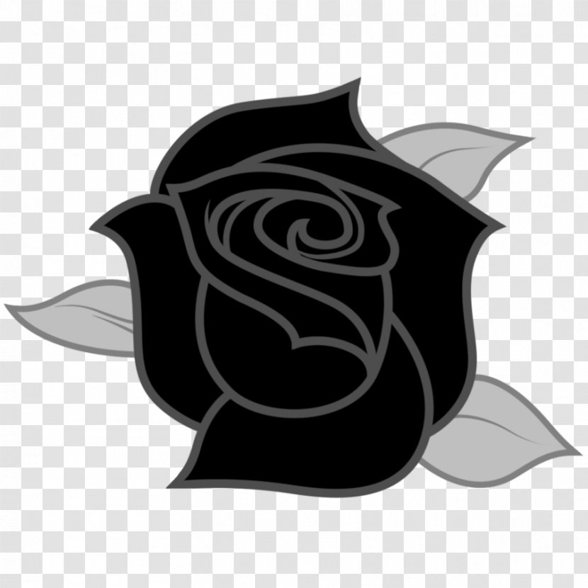 Black Rose Cutie Mark Crusaders The Chronicles Emoji Symbol Pony Transparent Png - my little pony roblox cutie mark id