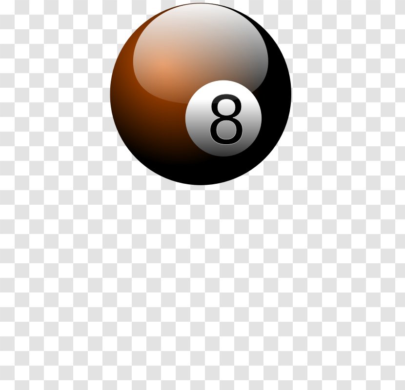 Billiard Ball Eight-ball Wallpaper - Eight Pictures Transparent PNG