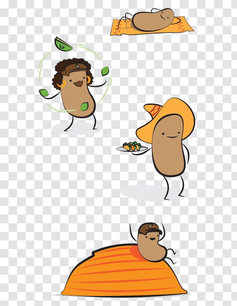 Clip Art Illustration Human Behavior Cartoon Hat - Bird - Uncooked Mexican Beans Transparent PNG
