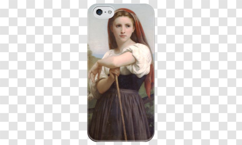 The Young Shepherdess Oil Painting - Art Transparent PNG