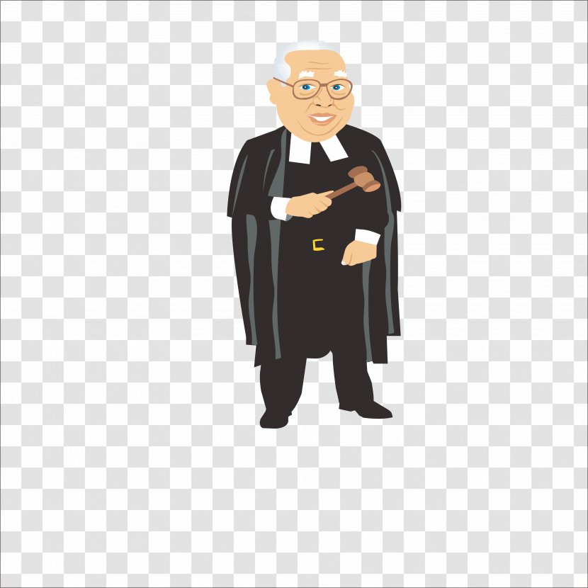 Judge Icon - Trial - Flat Lawyer Transparent PNG