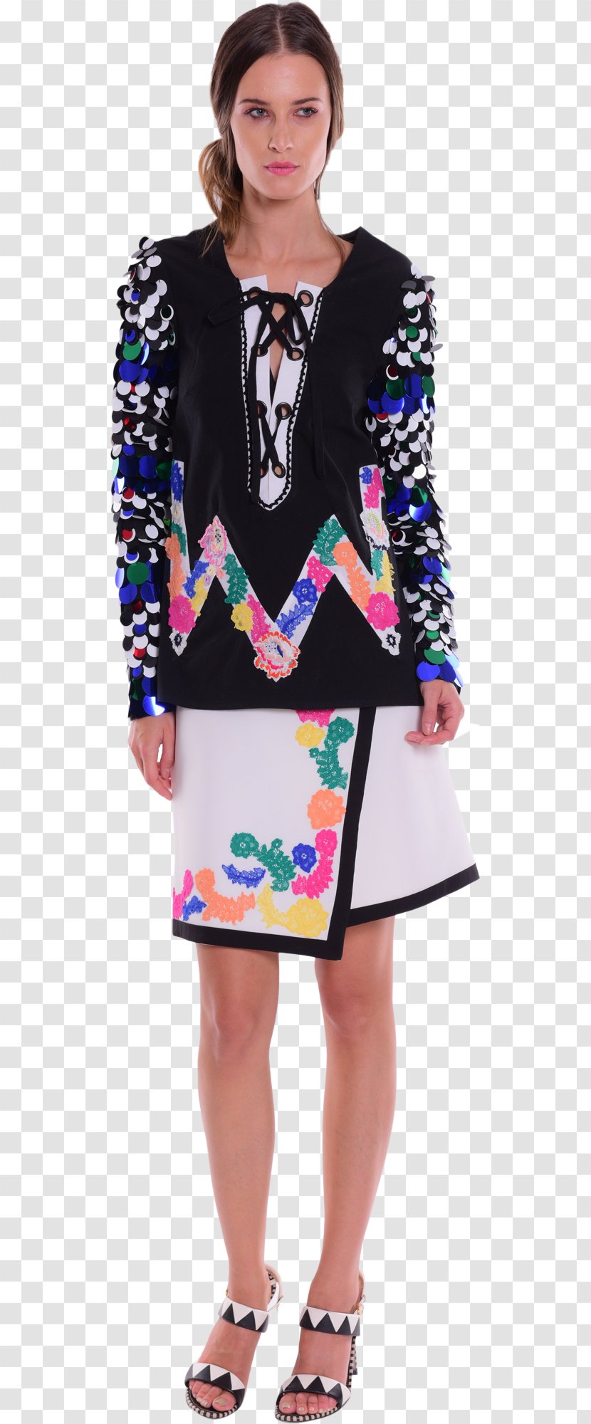Fashion Gucci Clothing High-heeled Shoe Top - Model - Dress Transparent PNG