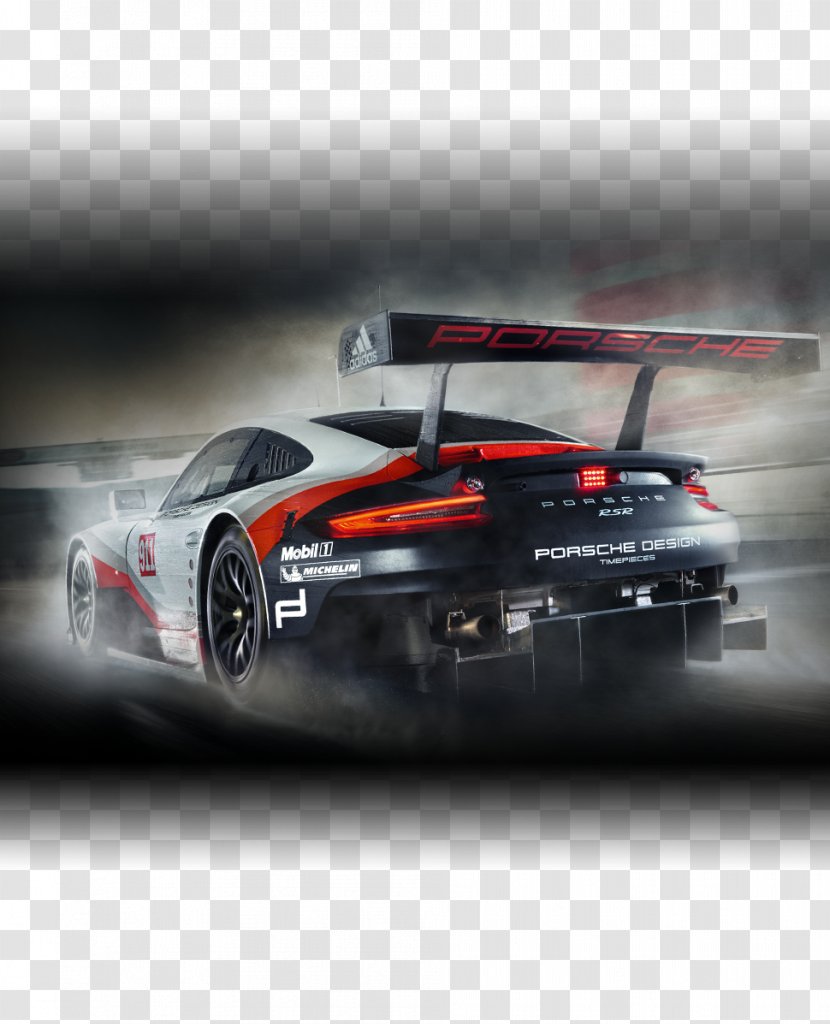 Sports Car Porsche 911 GT3 RSR 24 Hours Of Le Mans - Bumper Transparent PNG
