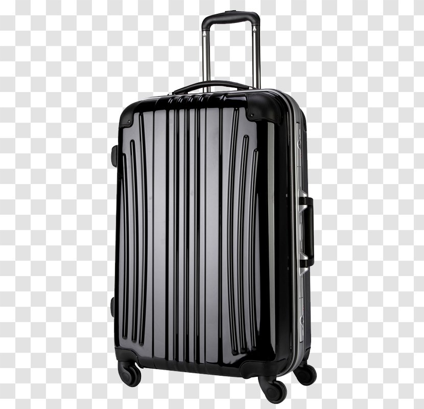 Suitcase Backpack Baggage Samsonite Hand Luggage - Bag - Bright Black Transparent PNG