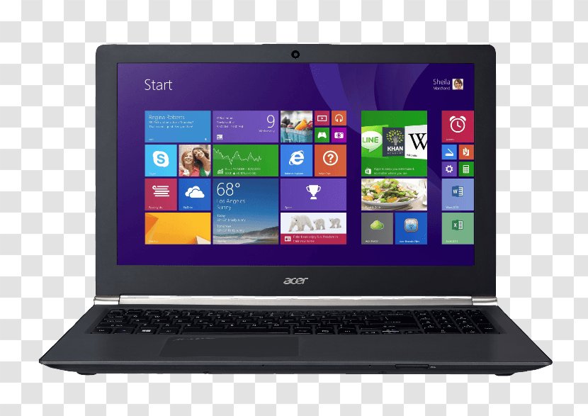 Laptop Acer Aspire V Nitro VN7-591G Intel Core I5 - Desktop Computers Transparent PNG