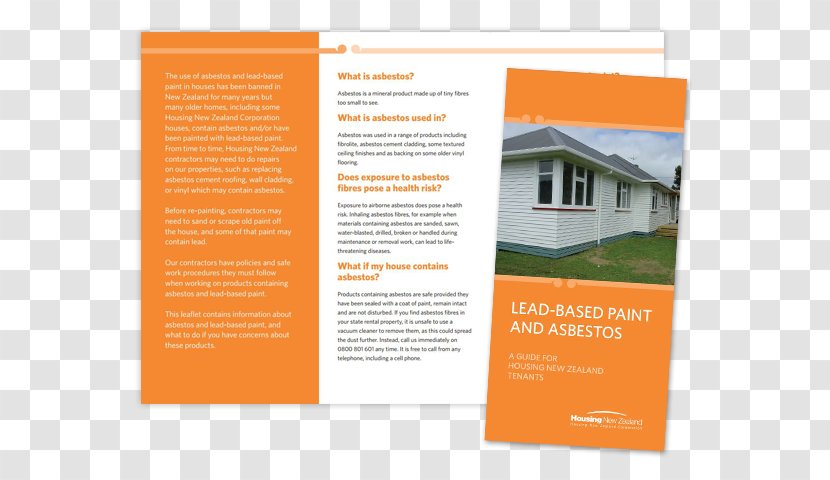 Lead Paint Poisoning Asbestos - Salina - Corporate Brochure Transparent PNG