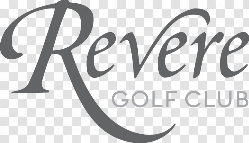 The Revere Golf Club Logo Course Las Vegas - Monochrome Transparent PNG