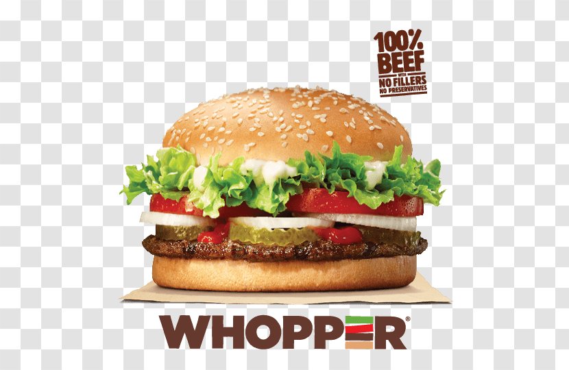 Whopper Hamburger Cheeseburger Big King Chicken Sandwich - French Fries - Burger Transparent PNG