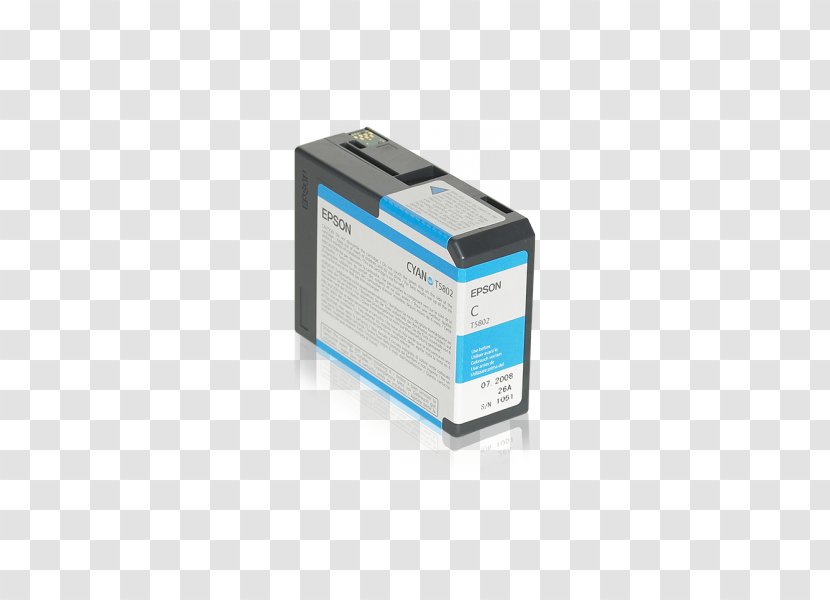 Ink Cartridge Epson Print Ink-jet Consumables And Kits Printer Cyan Transparent PNG