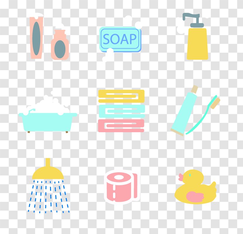 Personal Care Clip Art - Soap - Vector Bath Elements Transparent PNG