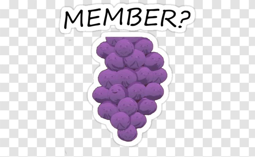 Member Berries Sticker Telegram Clip Art - Grapevine Family Transparent PNG