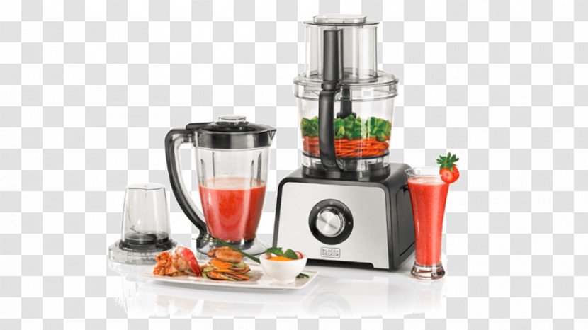 Food Processor Black & Decker Blender Juicer Whisk - Grinding - Machine Transparent PNG