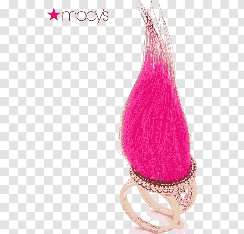 Pink Fake Fur Ring Designer Gold - Czerwone Zu0142oto - Plush Betseyjohnson Transparent PNG