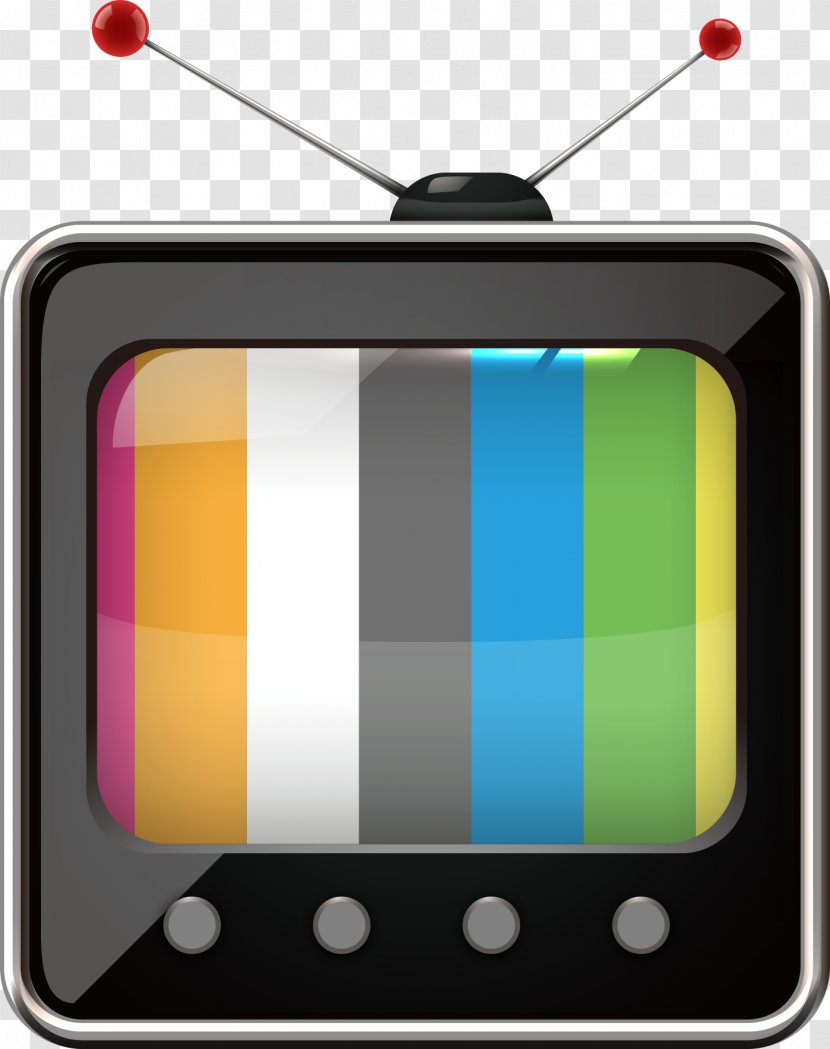 Television Clip Art - Technology - Vector Black And White TV Antenna Transparent PNG