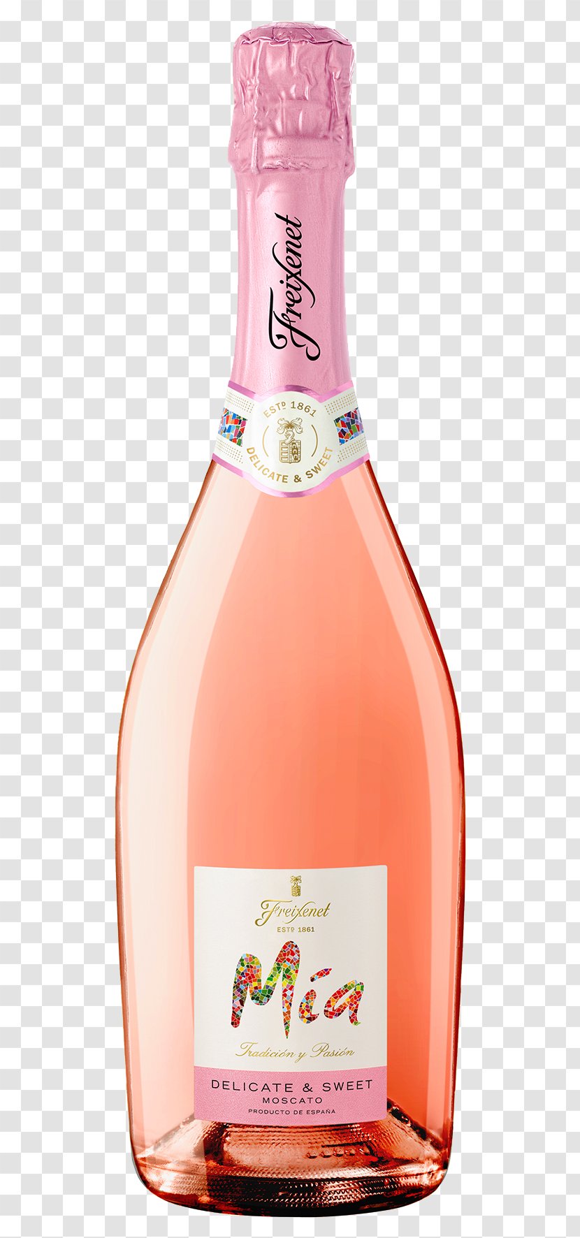 Freixenet Sparkling Wine Rosé Moscato D'Asti - Peach - Rose Transparent PNG