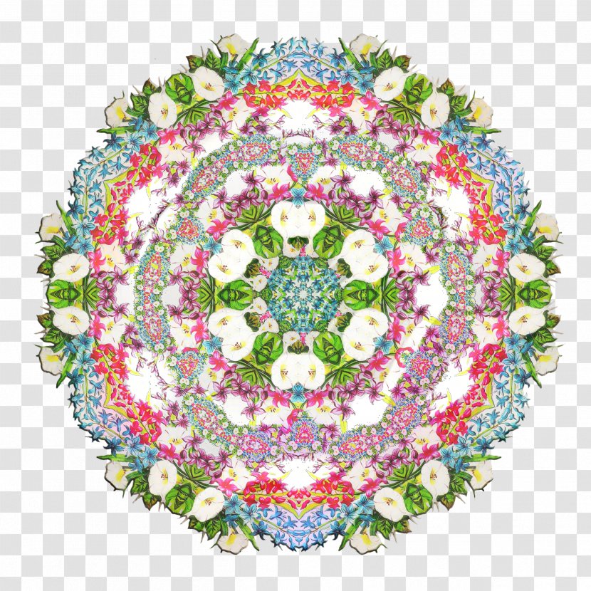 Flowers Background - Symmetry - Kaleidoscope Transparent PNG