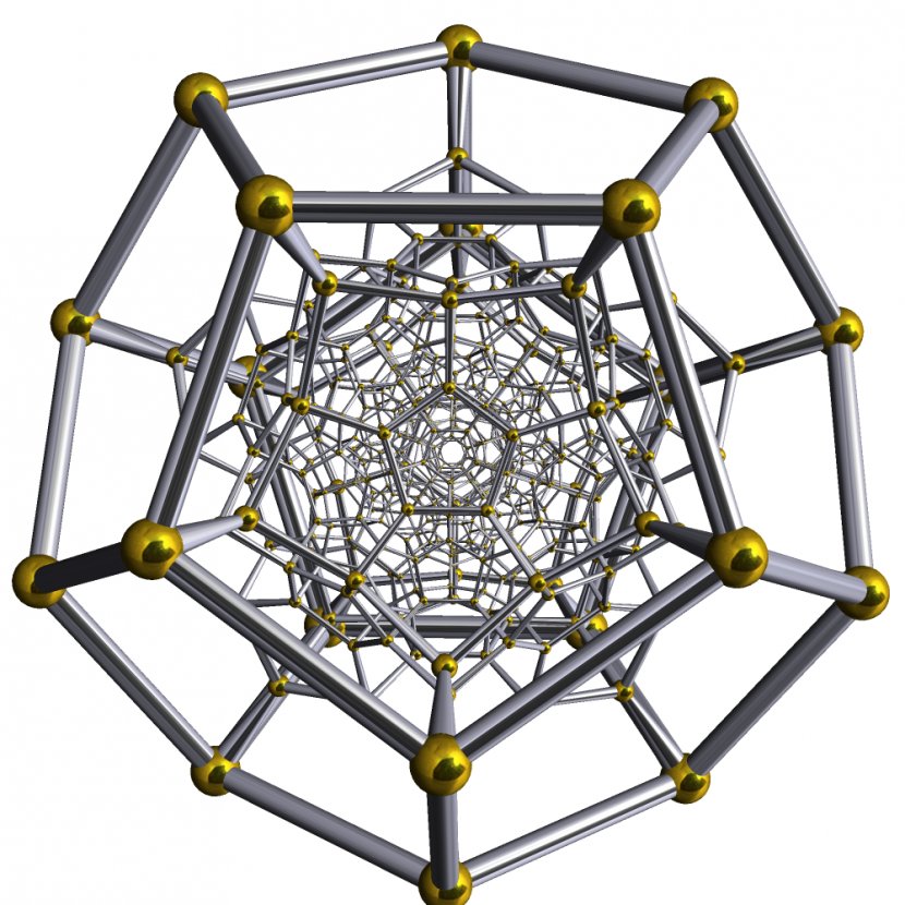 Platonic Solid Four-dimensional Space Golden Ratio Three-dimensional - Geometry - Archimedean Transparent PNG