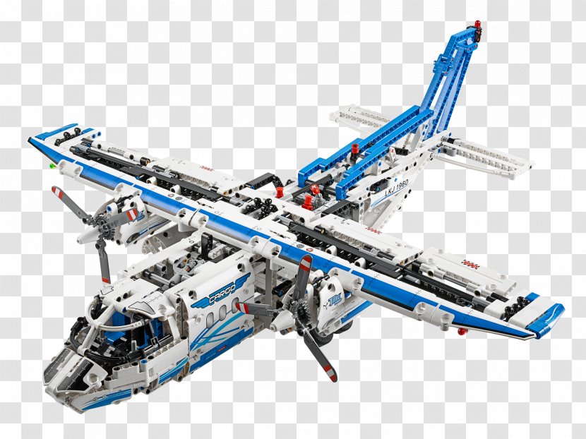 Airplane LEGO 42025 Technic Cargo Plane Lego Toy - Minifigure Transparent PNG