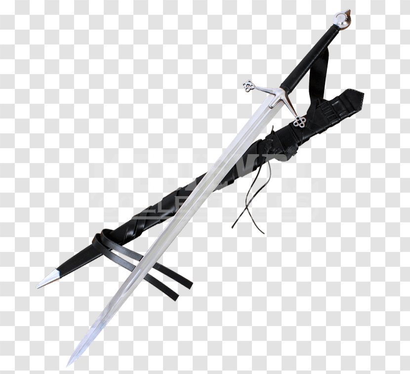 Foam Larp Swords Claymore Knightly Sword Scabbard - Blade Transparent PNG