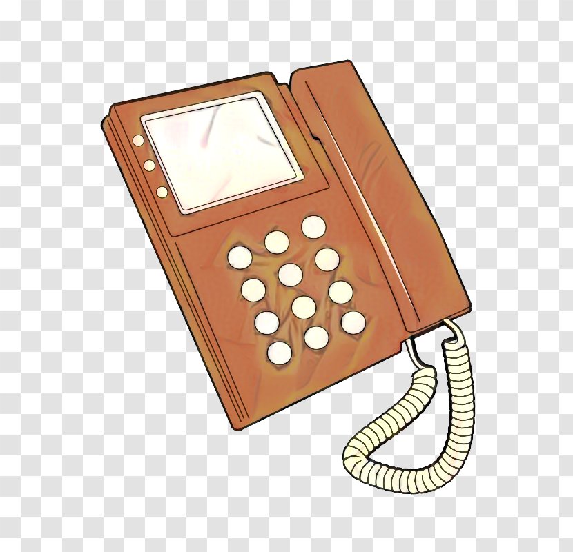 Cartoon Phone - Corded - Technology Transparent PNG