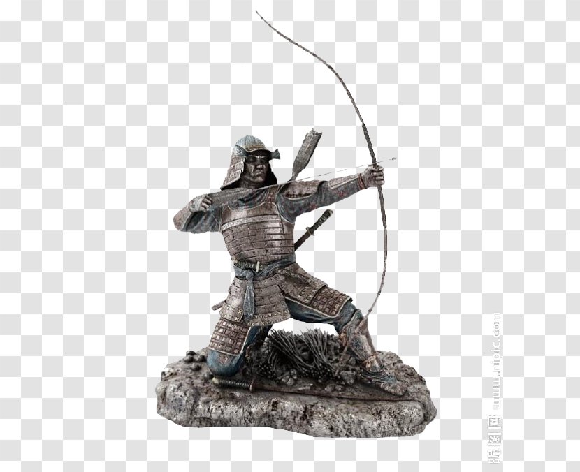 Samurai Blender Wavefront .obj File 3D Modeling Japanese Armour - Statue - Ancient Soldiers Swing Hand Painted Transparent PNG