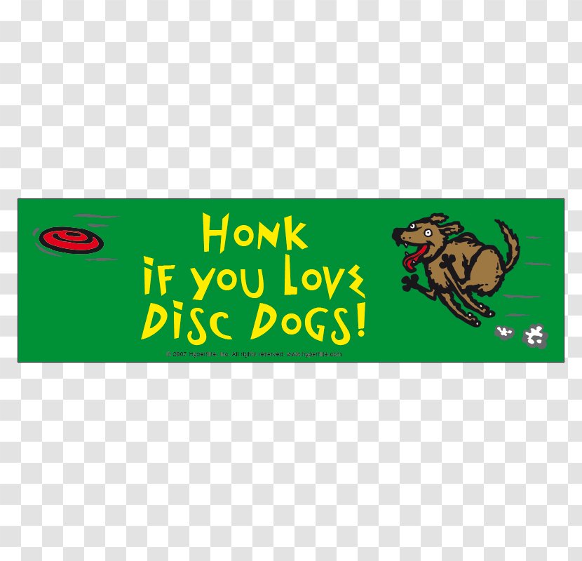 Disc Dog Sticker Flying Discs Brand - Organism Transparent PNG