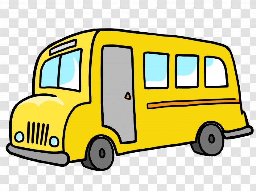 School Bus Clip Art - Minibus - Travel Cliparts Transparent PNG