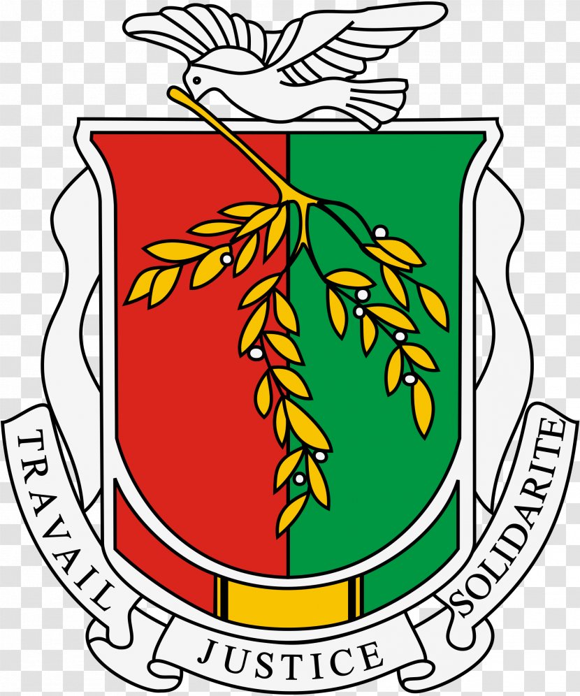 Coat Of Arms Guinea National French - Plant - Papua New Transparent PNG