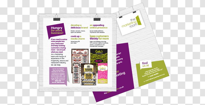 Brand Brochure - Restaurant Flyer Transparent PNG